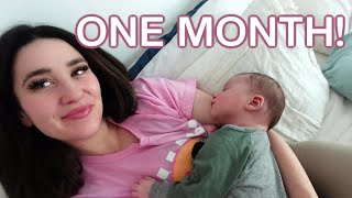 ONE MONTH UPDATE! | LIFE OF A MOM OF 3 WITH A NEWBORN | Liza Adele