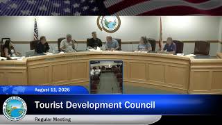8/11/2026 Tourist Development Council Regular Meeting