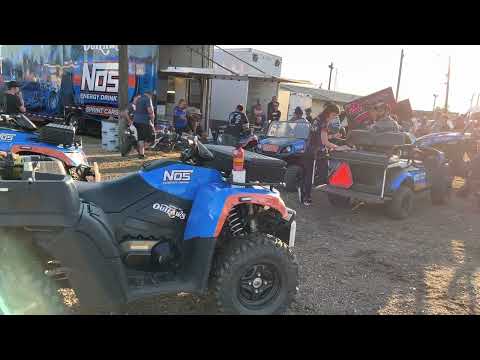 World of Outlaws NOS Energy Drink Sprint Cars at Thunderbowl Raceway, March 11, 2022 Pit Meeting