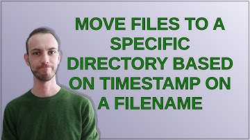 Unix: Move files to a specific directory based on timestamp on a filename