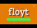 How to say "floyt"! (High Quality Voices)