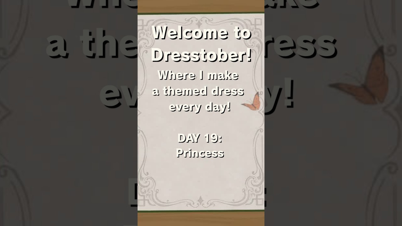 Making a Dress Every Day 🎃 | Day 19: Princess #DressMaker #DressMakerGame #Dresstober #halloween