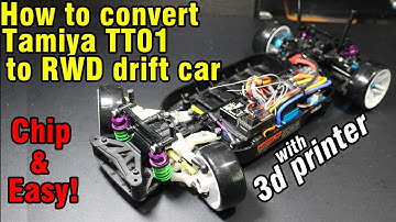 How to convert TT01 to RWD drift car-stage1(TT01 후륜드리프트카 개조)