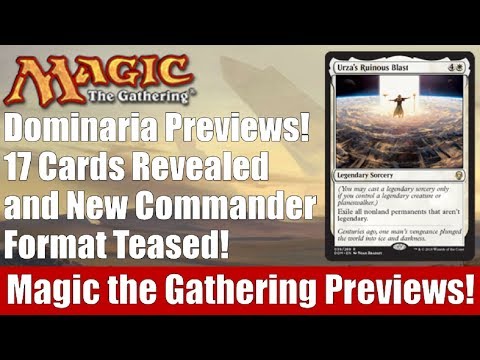 MTG Dominaria Previews: 17 Cards Revealed and New Commander Format Teased