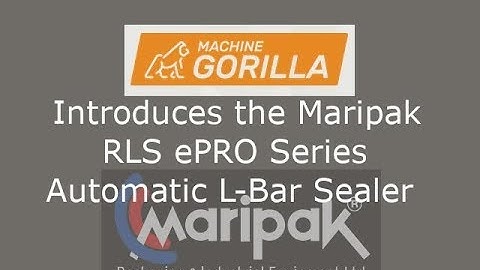 Machine Gorilla - Maripak - RLS ePRO - Automatic L-Bar Sealer - Shrink Machine