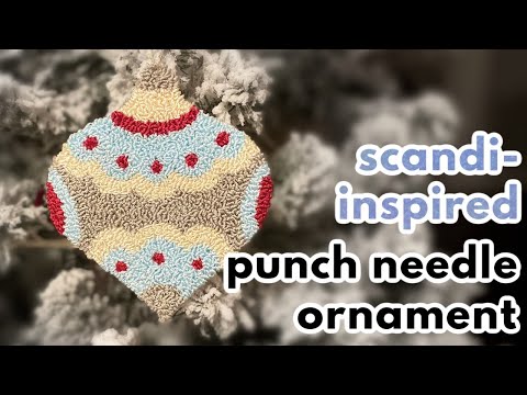 Punch Needle Coaster DIY Tutorial (SO EASY!!) 