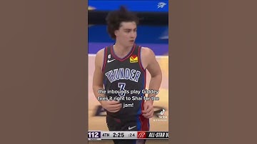 “It’s like Groundhog Day!” | Relive These Giddey to Shai Dimes! 👀 | #OKCThunder #NBA #Shorts