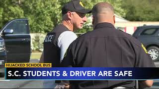 Army trainee arrested after hijacking SC school bus; all 18 children, driver safe, sheriff says