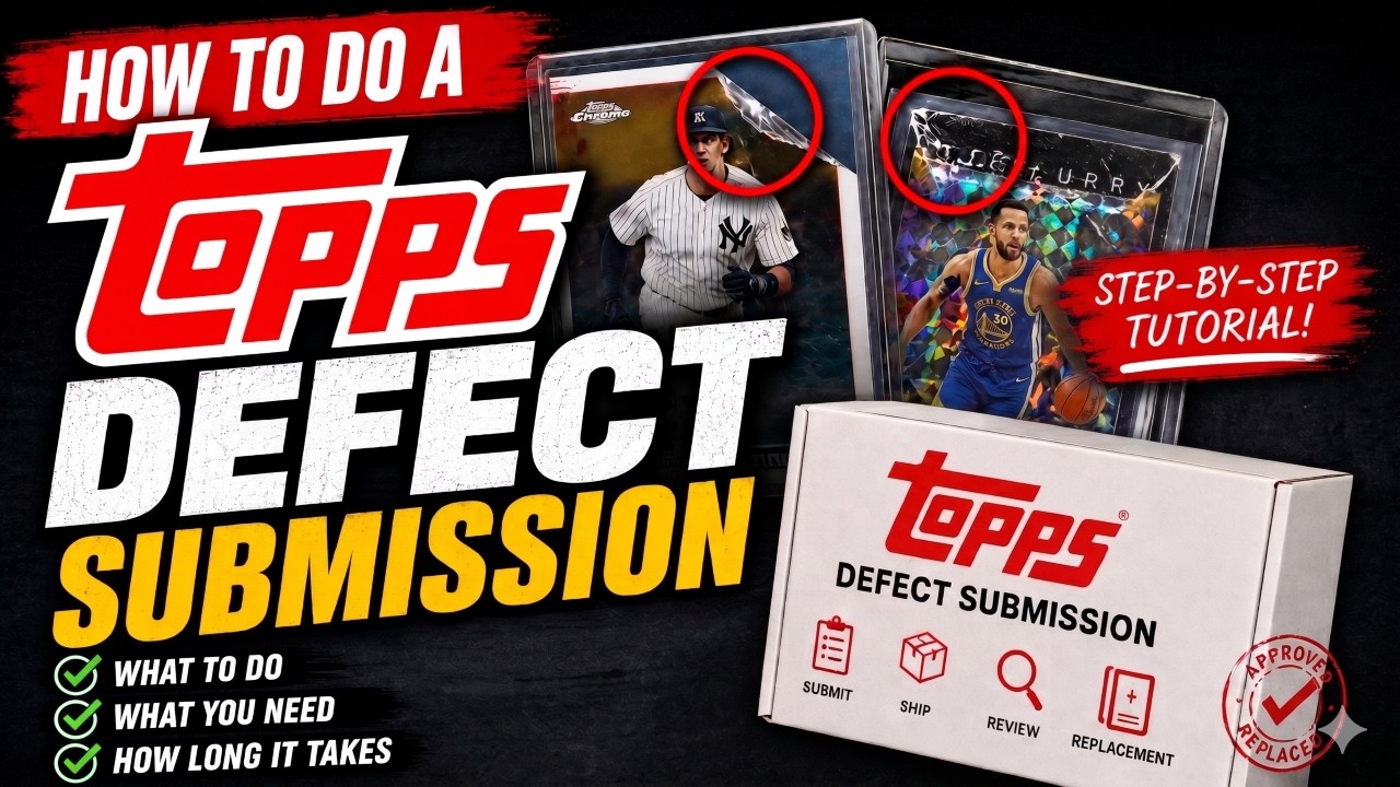 Topps Defect Submission Tutorial | Get Your Damaged or Missing Cards Replaced