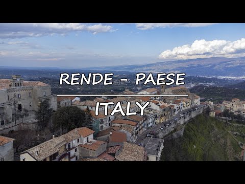 Borghi di Italia - RENDE Paese - a small village full of art. Flight and Walking tour with captions