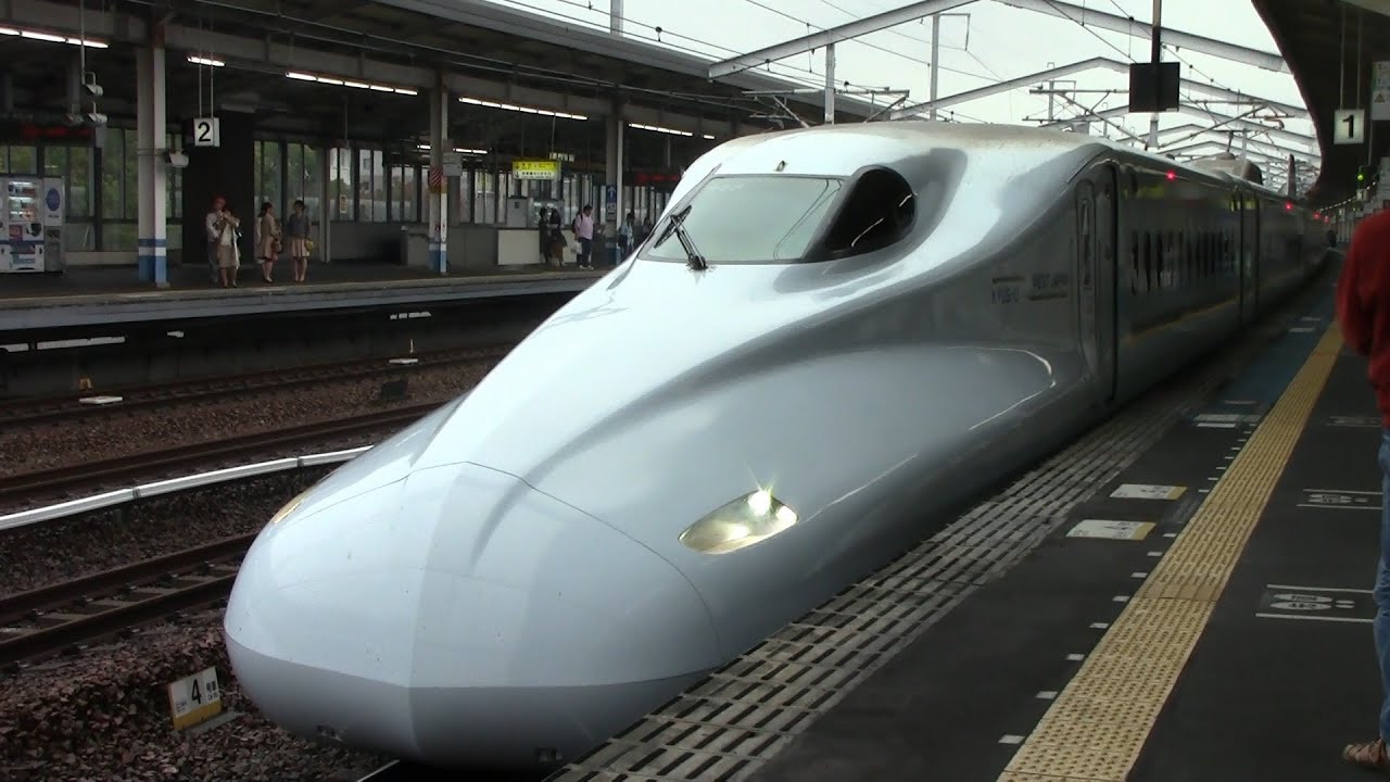 山陽新幹線 Jr西日本 新幹線n700系電車 さくら547号 福山駅発車 Youtube