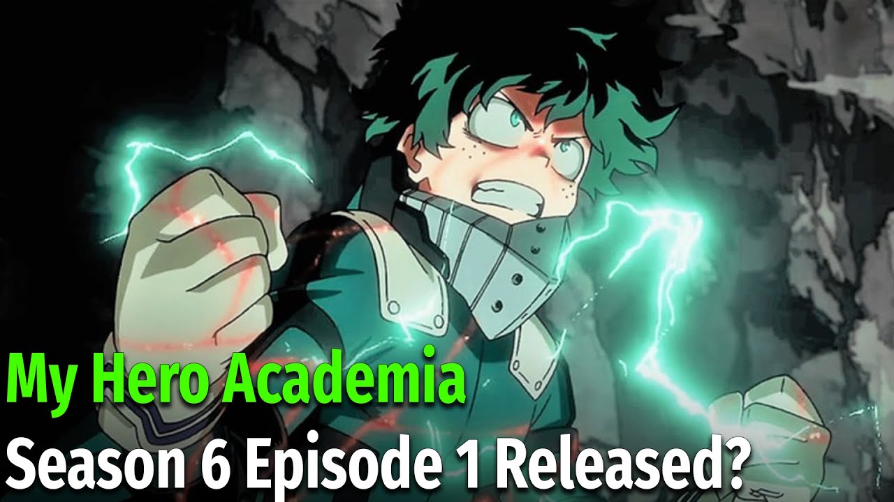 My Hero Academia Season 6 English Dub Reveals Cast & Crew, Release Date -  Crunchyroll News