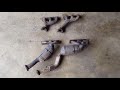 BMW e46 Frankenstein m52 exhaust manifolds on m54 (part 1)