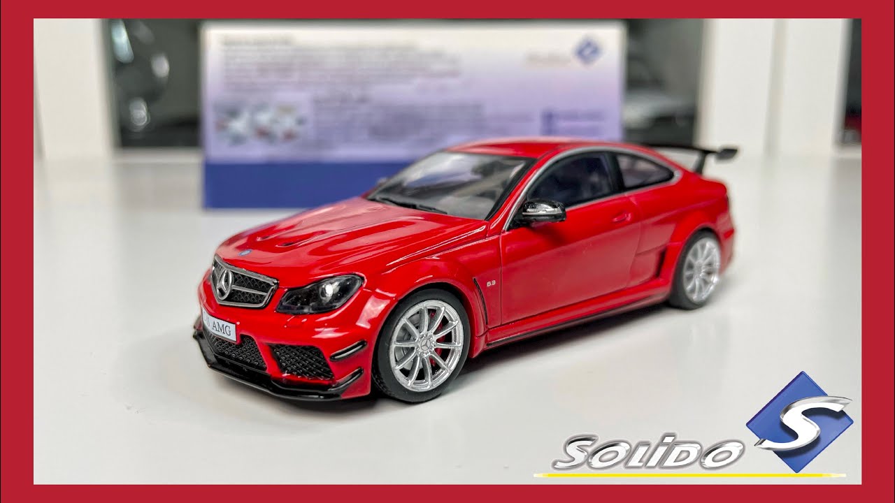 Voiture Miniature de Collection - SOLIDO 1/43 - MERCEDES-BENZ C63 AMG Balck  Series - 2018 - Fire Opal Red - 4311602 - Cdiscount Jeux - Jouets