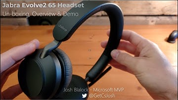 Jabra Evolve2 65 UC Headset - Unboxing, Device Overview, Demo