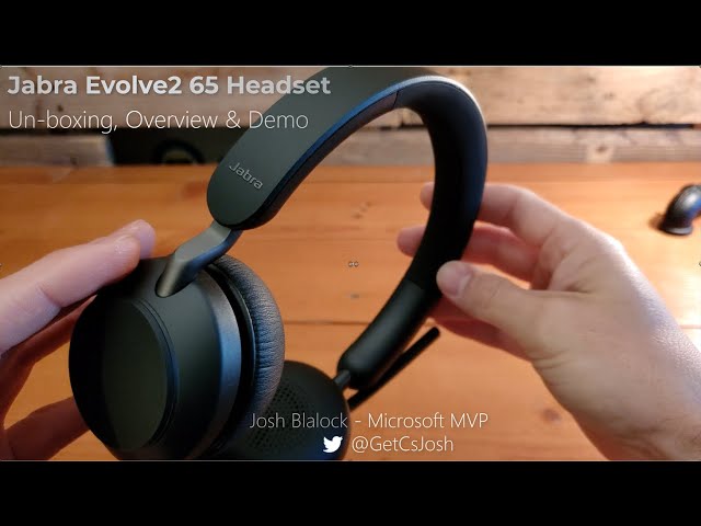 Jabra Evolve2 65 UC Headset - Unboxing, Device Overview, Demo