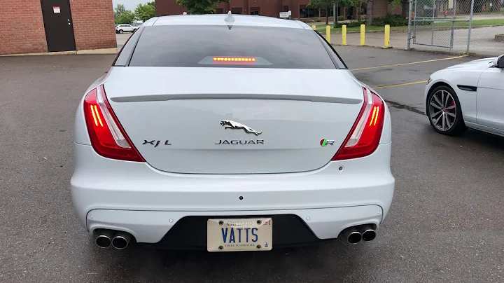 Jaguar XJL R Cold start and stock exhaust sound
