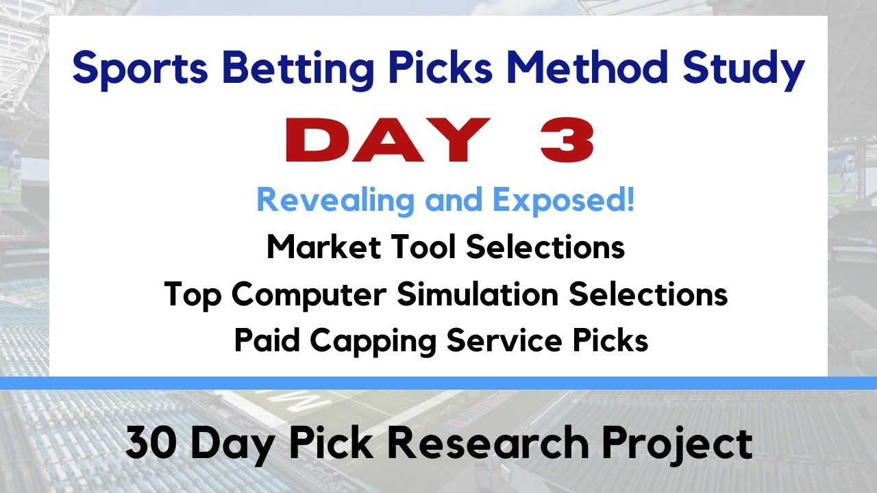Sports Betting Picks Method Study Day 3 YouTube
