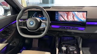 BMW 5 Series 2024 - INTERIOR tour (new infotainment system, DIGITAL cockpit, AMBIENT lights)