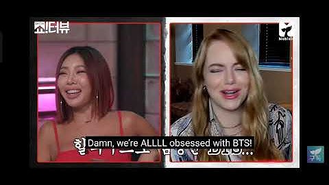 Emma stone likes BTS Jessi Showterview