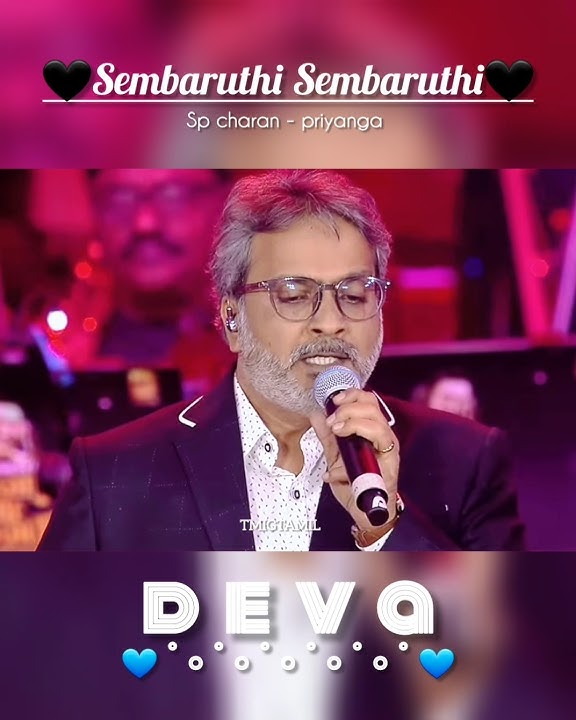 Sembaruthi Sembaruthi 💐 Sp charan - priyanga live stageperformance | deva concert #concert #deva