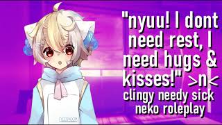 asmr your neko is sick clingy & needs hug neko pet X master petplay roleplay MfM #mfm #nekoboy #neko screenshot 4