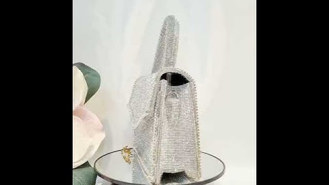 CLUTCH CẦM TAY, VÍ DỰ TIỆC AMLILY, TÚI ĐÍNH ĐÁ CHỮ A