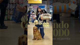 LE COMPRÉ TODO A MI PERRA PERO CON UNA TRAMPA🫣🐶 #perros #goldenretriever #mascotas #comedia #pets