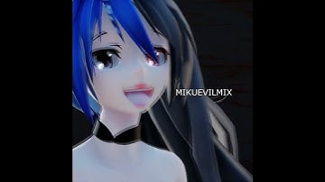 MMD MikuEvilMix poker face