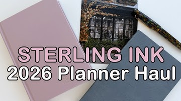 Sterling Ink 2026 Planner Haul | B6 Complete Planner + A5 Slim Common Planner Review