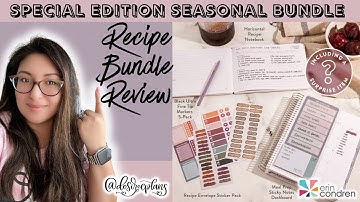 NEW! ERIN CONDREN RECIPE BUNDLE | SPECIAL EDITION | #desireeplans