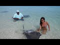 PRIVATE ISLAND in the BAHAMAS| Lobster Cookout & stingrays