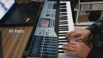 Motif XS6 - Funk music - Pattern Mode