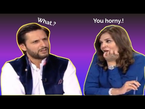 Afridi trolls anchor | Memes by Shan