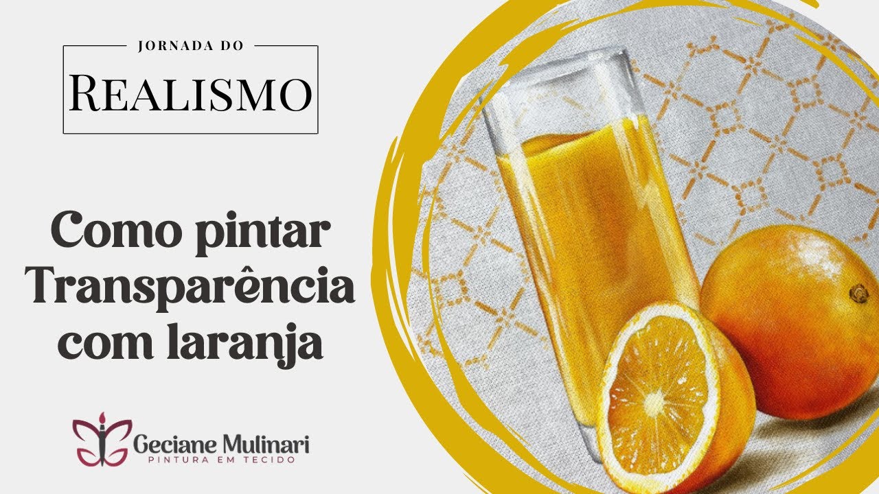 Como pintar transparência com laranjas