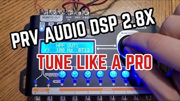 PRV DSP 2.8X / 2.4X - Unboxing+features - Crossover Gain Routing Equalizer EQ