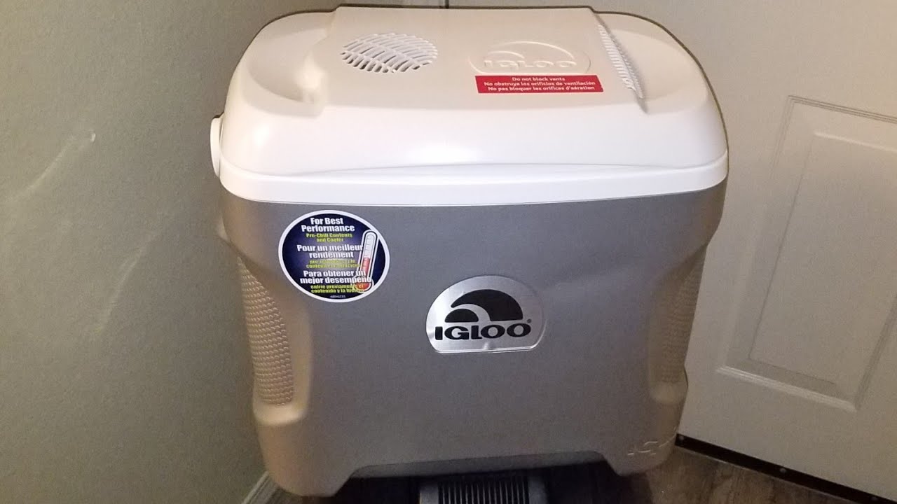 igloo 28 quart electric cooler