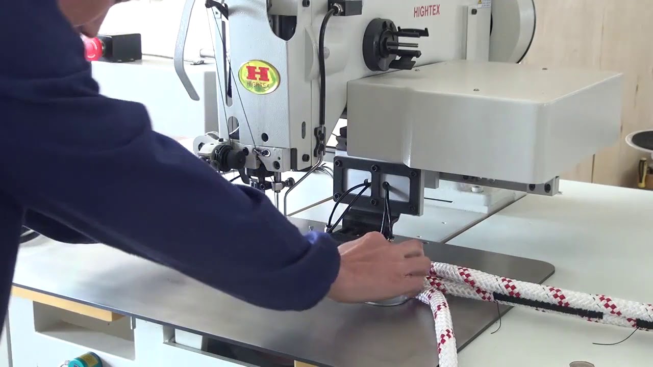 Heaviest automatic safety ropes sewing machine for sewn eye ...