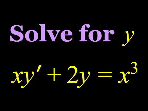 Solving the differential