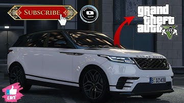 How To Install 2019 Range Rover Velar [Add-On] In GTA V | 2022 | GTA 5