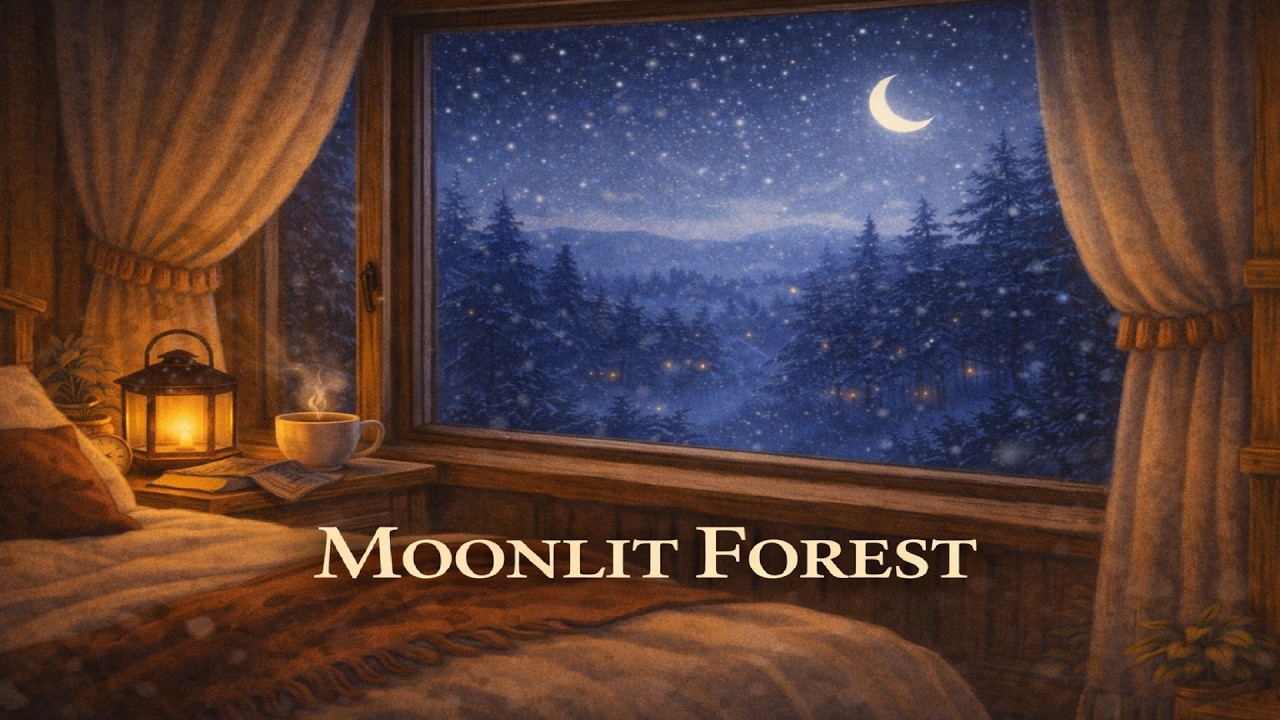 Moonlit Forest Night | Whispered Bedtime Story for Deep Sleep