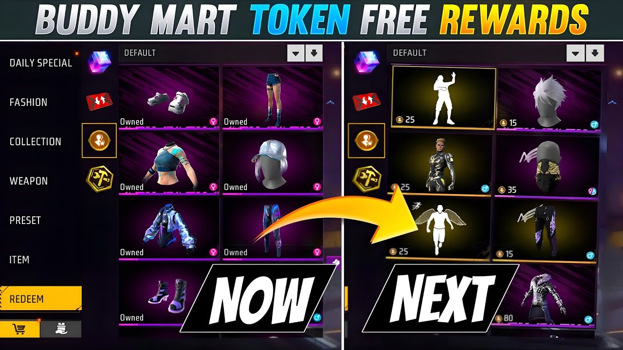 Next Buddy Mart Update Free Fire 🤯OB53 Buddy Mart Store Update || New ...