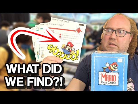 I Found A WEIRD Licensed Super Mario Thing At Renton City Retro 2021