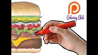 Bacon Cheeseburger Art