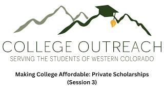 Famous 2025 Workshop - Making College Affordable: Private Scholarships (Session 3) Wealth