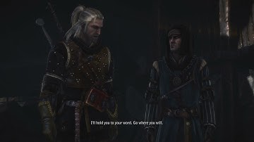 The Witcher 2 - The Siege of Vergen: Founders Tunnel: Talk To Pangratt (Choose To Let Him Go Free)