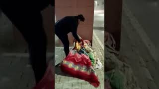 Blanket distribution program was done by Riddhi Welfare Foundation. #reels #help #reel