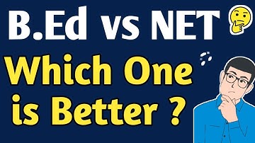 B.Ed vs NET 🤔 Which One is Better ? | #students_support