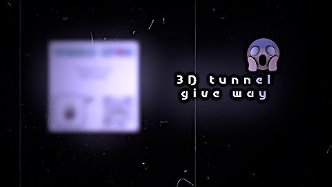 3D TUNNEL QR CODES VIDEOSTAR!