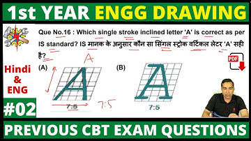 iti engineering drawing 1st year most important mcq | iti ed question paper 2022 23